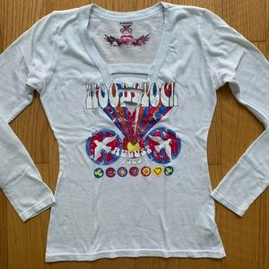 So Nikki Woodstock long sleeved tee